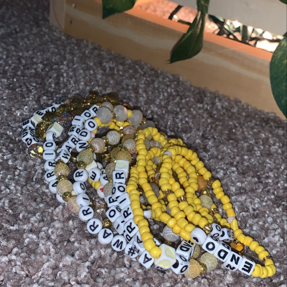 will donate a portion of each sale of these bracelets to www.endofund.org 💛